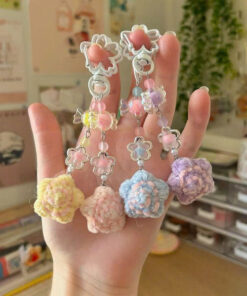 Phụ kiện đeo túi xinh yêu,giá rẻ,móc len